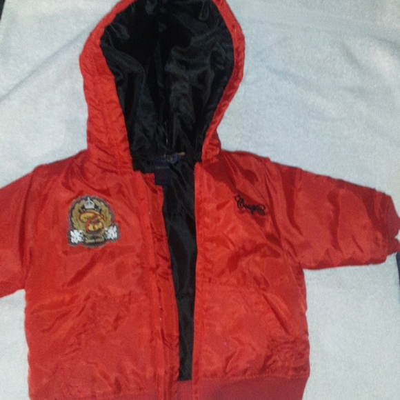 Nwto 3-6 month red jacket never been used - Picture 1 of 4